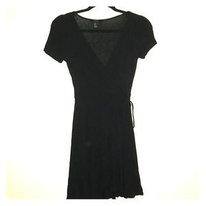 Little Black Wrap Dress